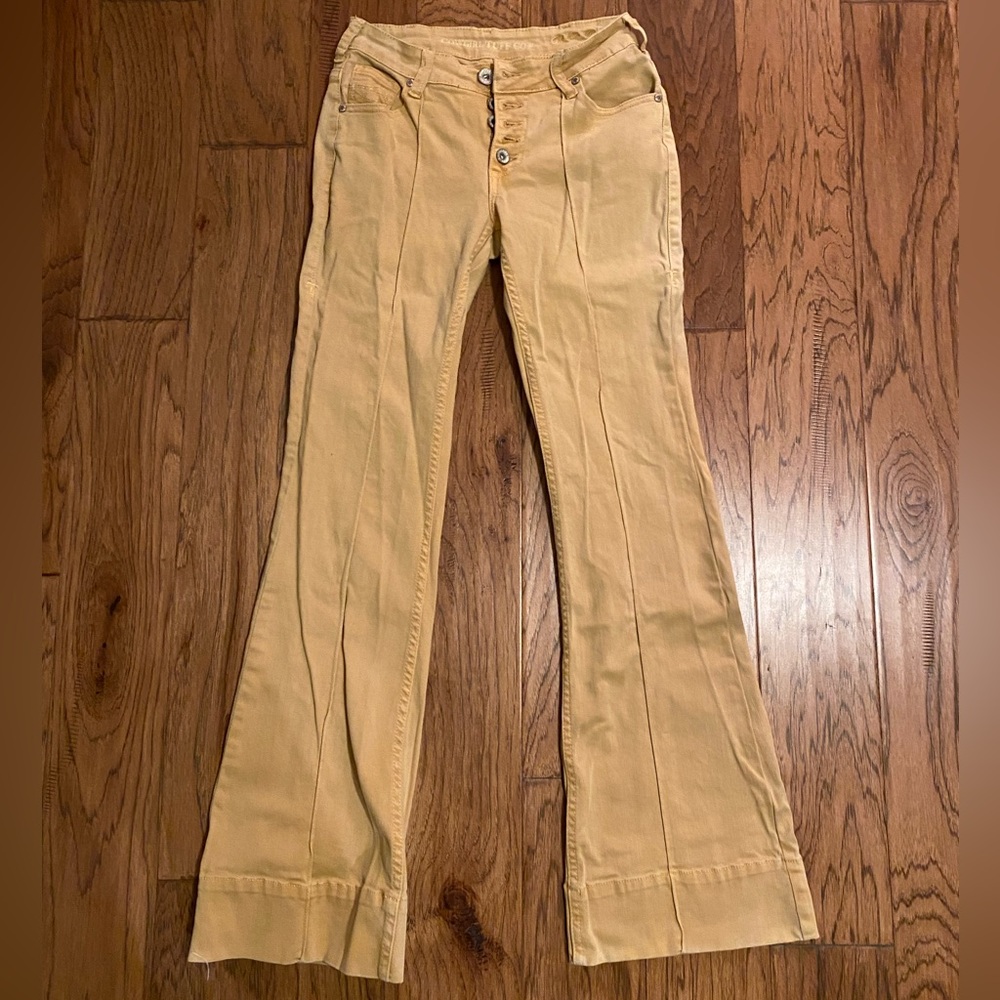 Mustard Cowgirl Tuff Trousers